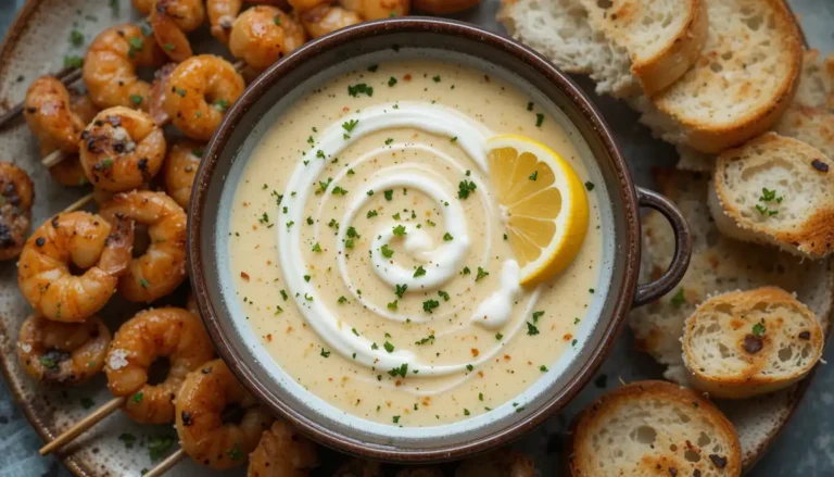 The Ultimate Seafood Boil Sauce Recipe 2 Seafood Boil Sauce Recipe: Homemade Seafood Boil Sauce Recipe drizzled over shrimp, crab legs, corn, and potatoes in a rustic pot