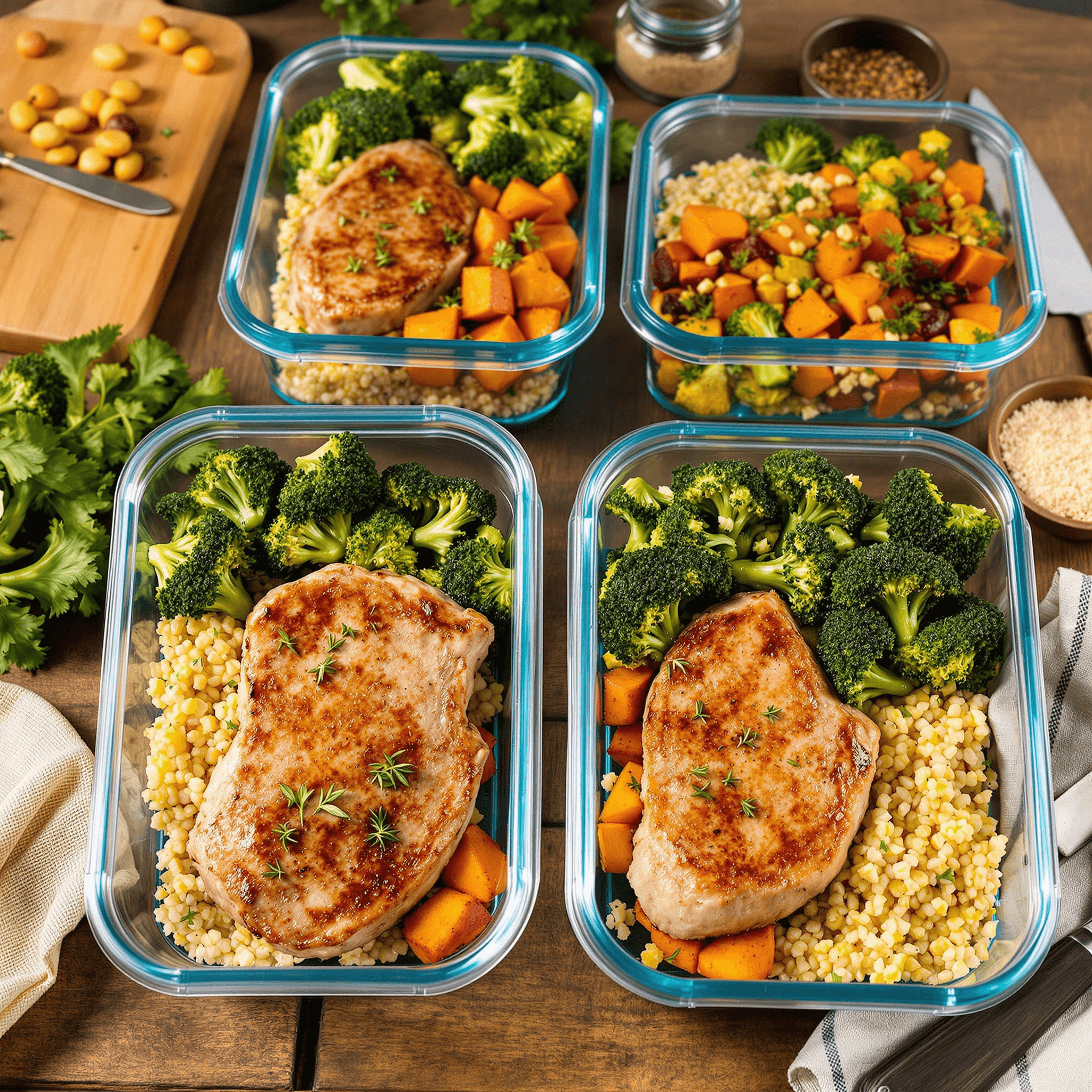 Pork Chop Meal Prep