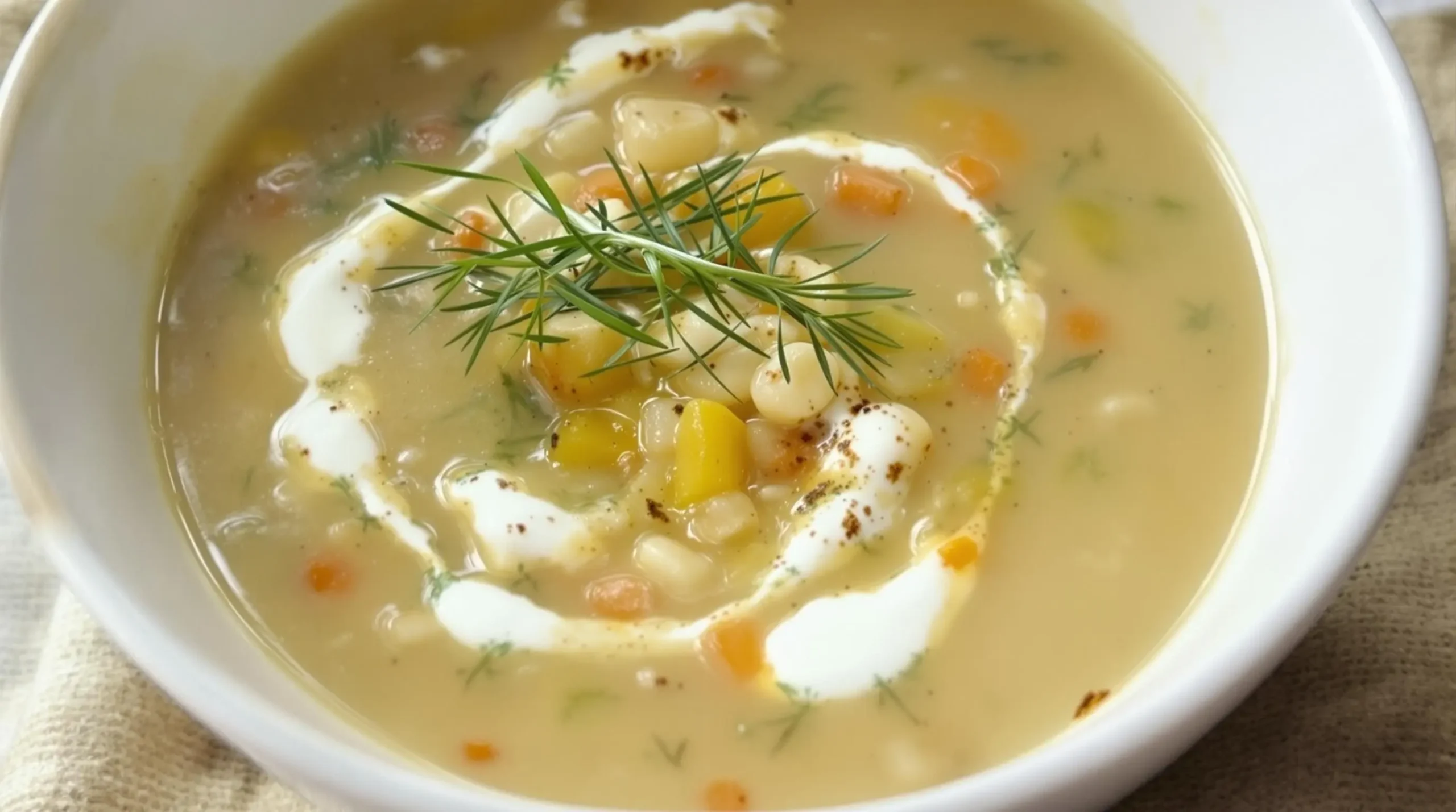 Czech Soup with Sour Cream and Dill Recipe: A Hearty and Flavorful Delight