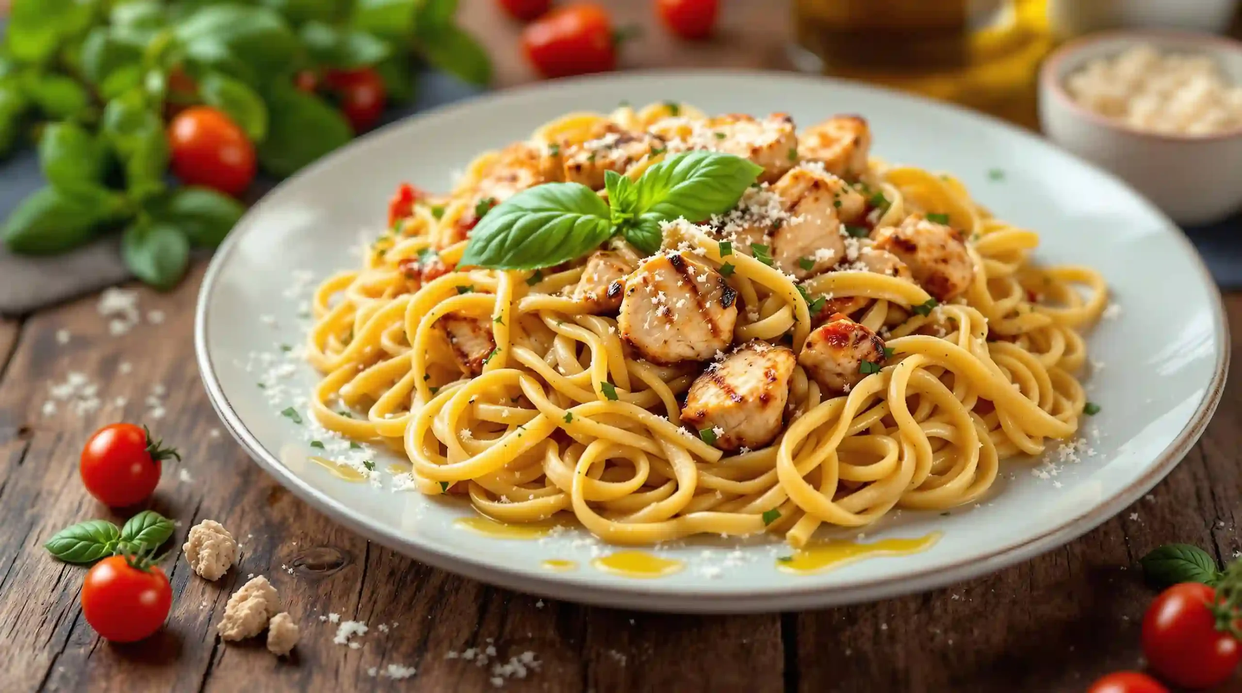 Spicy Herb Chicken Pasta