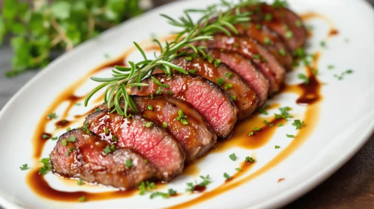 Delicious Beef Heart Recipe: A Nutritious and Flavorful Delight 6 Delicious beef heart recipe served with herbs