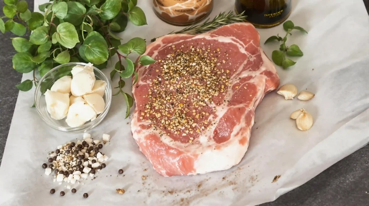 Ingredients for Pork Ribeye Steak Ingredients for Pork Ribeye Steak