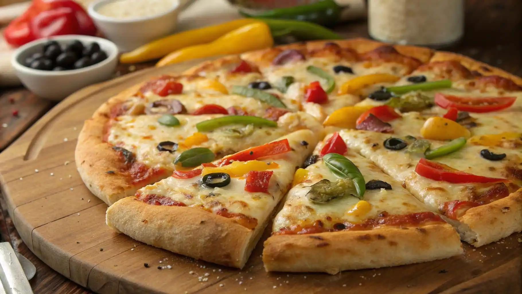 Delicious Vegetable Pizza Recipe: A Flavorful and Healthy Delight 1 Delicious homemade vegetable pizza recipe fresh out of the oven