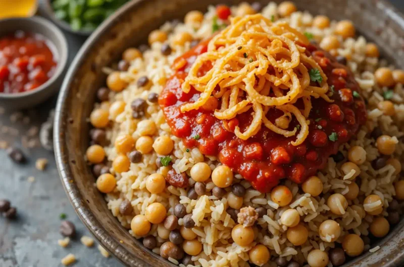 Best Egyptian Koshari Street Food: Simple Recipe! 5 Best Egyptian Koshari Street Food: Simple Recipe!