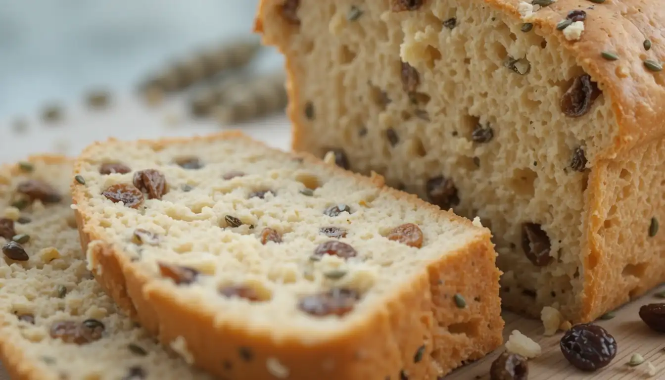 Irish Soda Bread Recipe with raisins and caraway seeds
